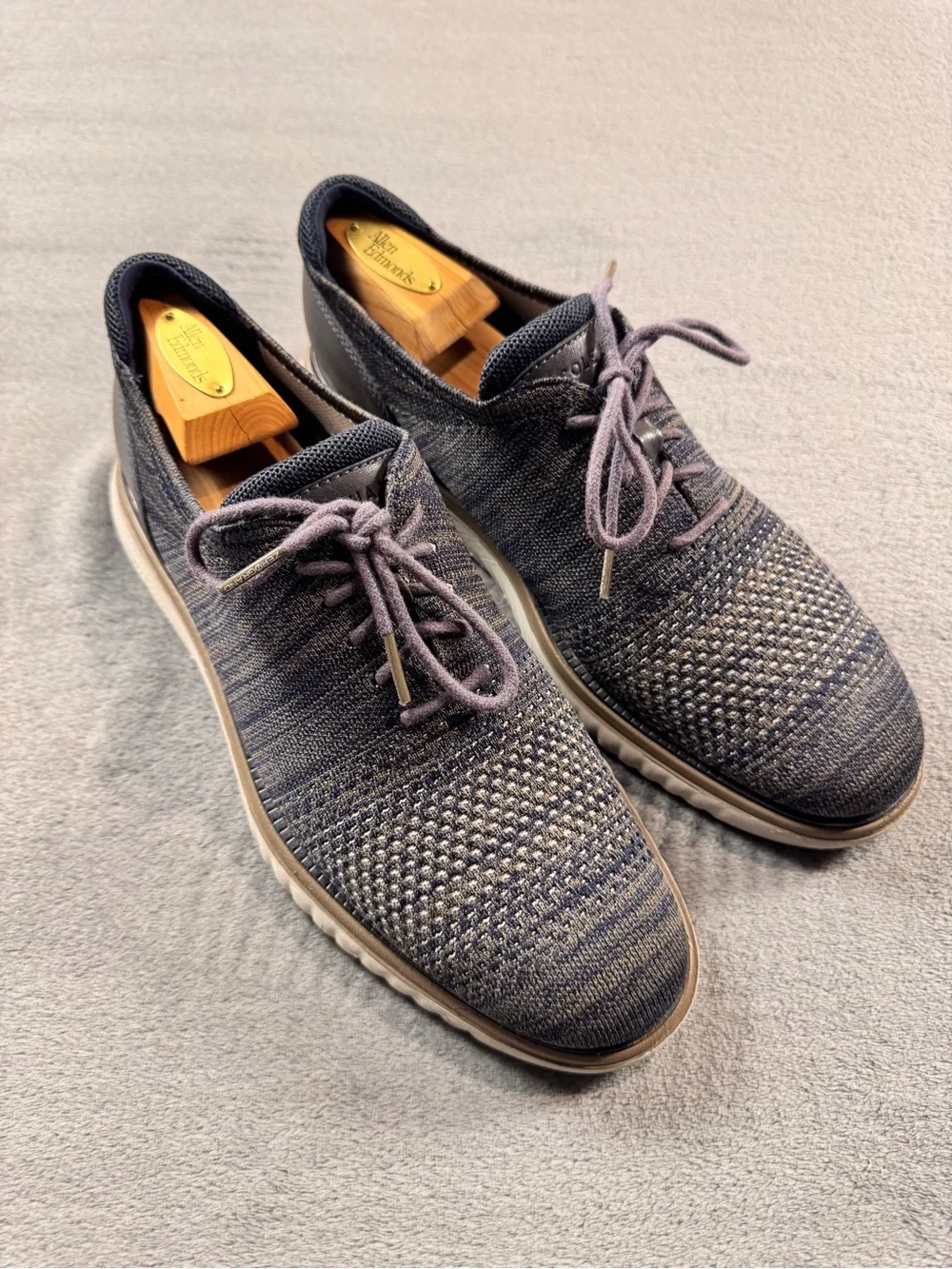 Cole Haan Men's ZeroGrand 360 Stitchlite Eon Blue Oxfords